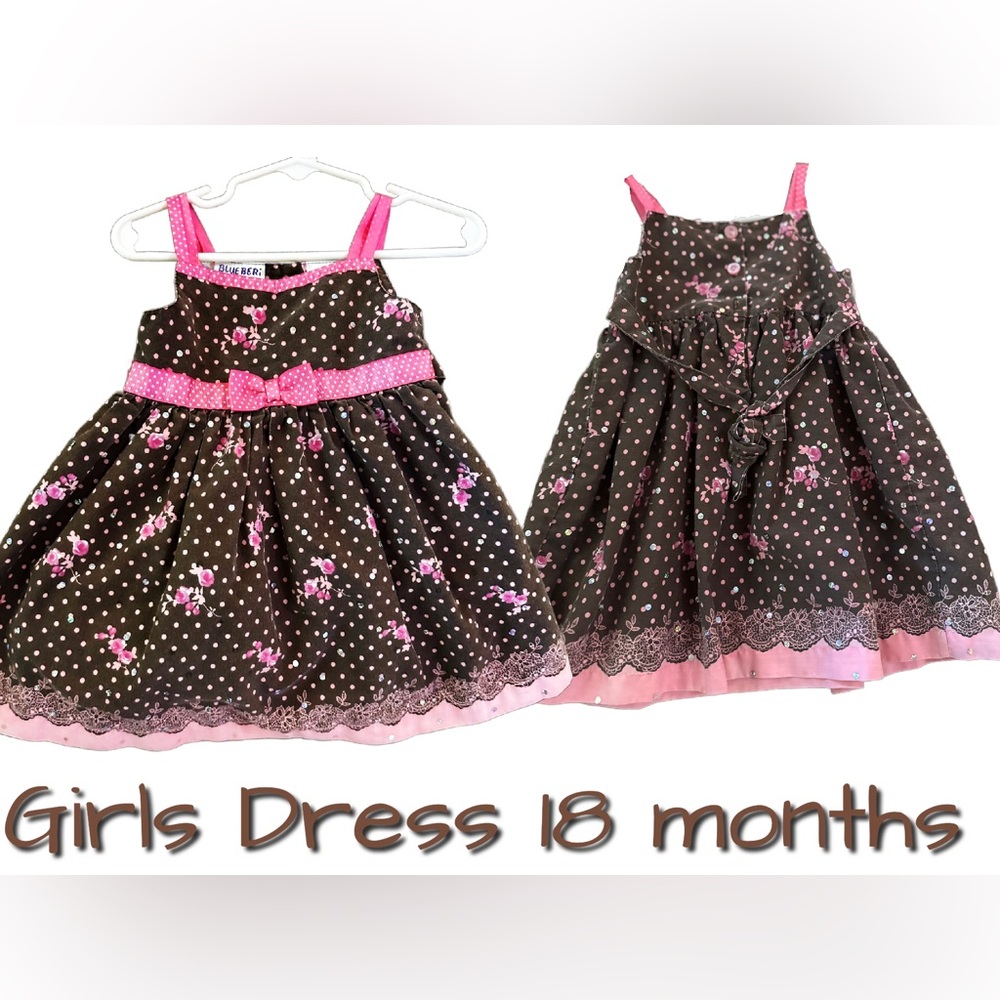 Toddler Girls Dress. 18 months. Beautiful preloved condition. Such a cute dress!